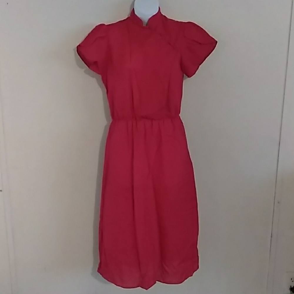 Vintage~ homemade red dress